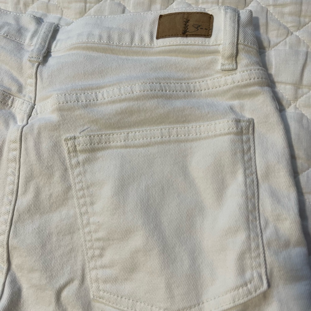 White Denim Shorts - Picture 3 of 7